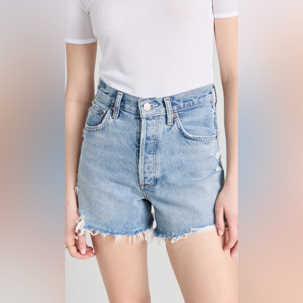 AGOLDE Women's Dee Vintage High Rise Shorts Muse size 27